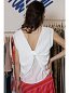 Blusa Lazo Espalda Blanca